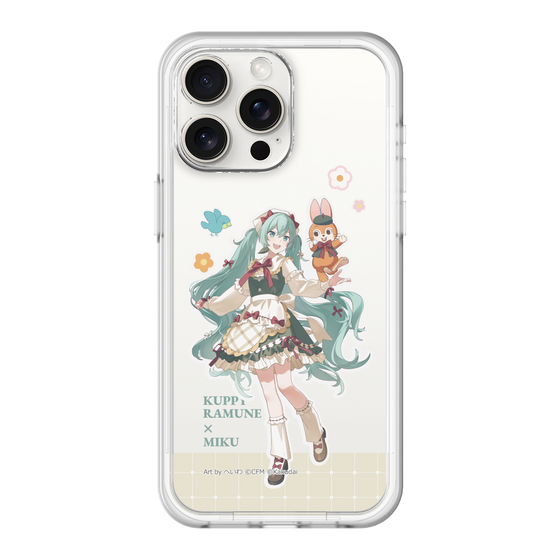 Slim Protection Premium Case［ Hatsune Miku × Kuppy Ramune – Hatsune Miku × Kuppy – Full-body Illustration 2 ］