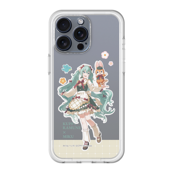 Slim Protection Premium Case［ Hatsune Miku × Kuppy Ramune – Hatsune Miku × Kuppy – Full-body Illustration 2 ］