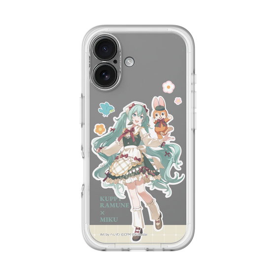Slim Protection Premium Case［ Hatsune Miku × Kuppy Ramune – Hatsune Miku × Kuppy – Full-body Illustration 2 ］