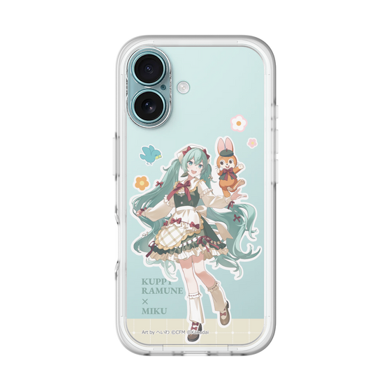 Slim Protection Premium Case［ Hatsune Miku × Kuppy Ramune – Hatsune Miku × Kuppy – Full-body Illustration 2 ］