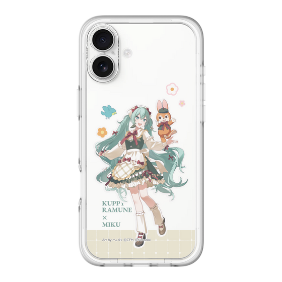 Slim Protection Premium Case［ Hatsune Miku × Kuppy Ramune – Hatsune Miku × Kuppy – Full-body Illustration 2 ］