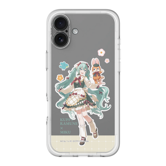 Slim Protection Premium Case［ Hatsune Miku × Kuppy Ramune – Hatsune Miku × Kuppy – Full-body Illustration 2 ］