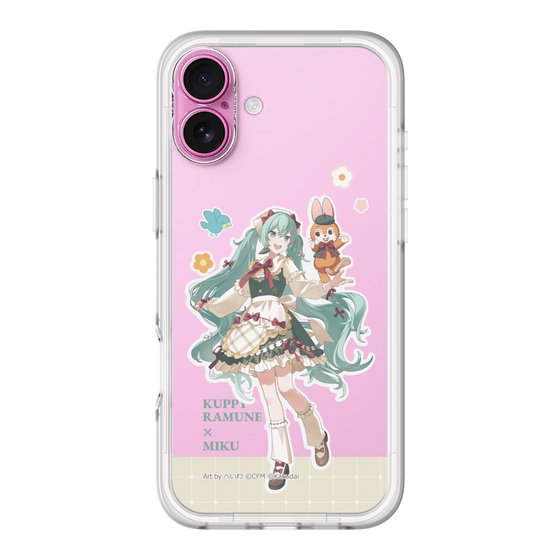 Slim Protection Premium Case［ Hatsune Miku × Kuppy Ramune – Hatsune Miku × Kuppy – Full-body Illustration 2 ］