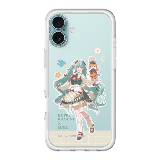 Slim Protection Premium Case［ Hatsune Miku × Kuppy Ramune – Hatsune Miku × Kuppy – Full-body Illustration 2 ］