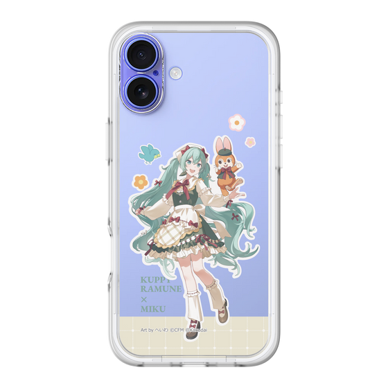 Slim Protection Premium Case［ Hatsune Miku × Kuppy Ramune – Hatsune Miku × Kuppy – Full-body Illustration 2 ］