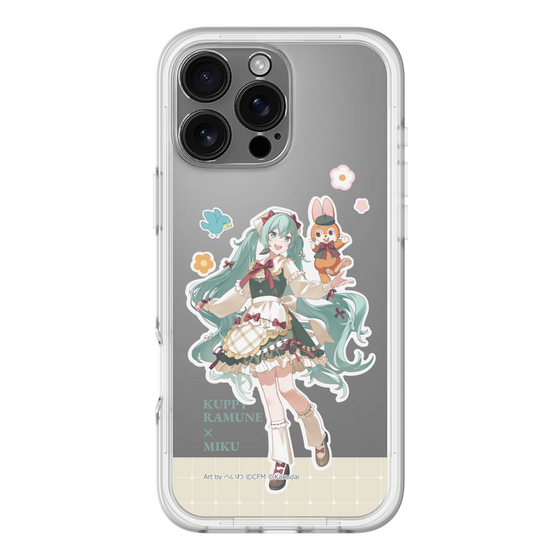 Slim Protection Premium Case［ Hatsune Miku × Kuppy Ramune – Hatsune Miku × Kuppy – Full-body Illustration 2 ］