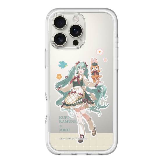 Slim Protection Premium Case［ Hatsune Miku × Kuppy Ramune – Hatsune Miku × Kuppy – Full-body Illustration 2 ］