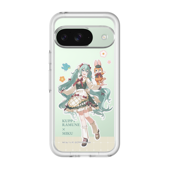 Slim Protection Premium Case［ Hatsune Miku × Kuppy Ramune – Hatsune Miku × Kuppy – Full-body Illustration 2 ］