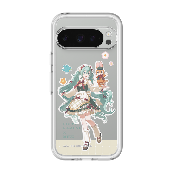 Slim Protection Premium Case［ Hatsune Miku × Kuppy Ramune – Hatsune Miku × Kuppy – Full-body Illustration 2 ］