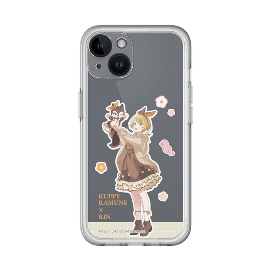 Slim Protection Premium Case［ Hatsune Miku × Kuppy Ramune – Kagamine Rin × Ram – Full-body Illustration 2 ］