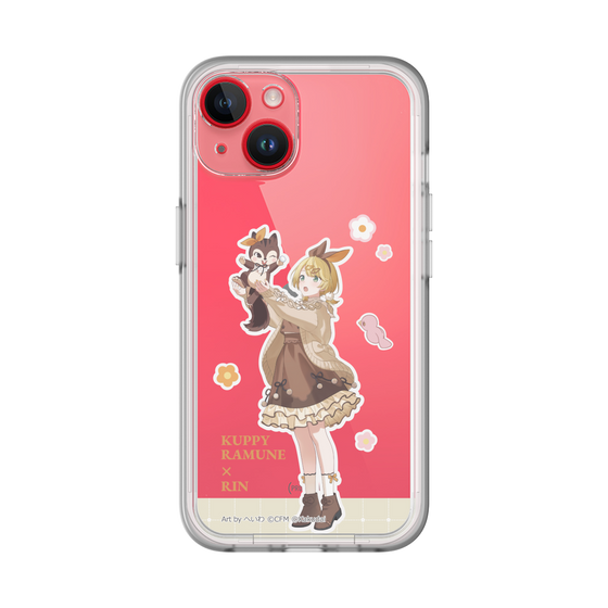 Slim Protection Premium Case［ Hatsune Miku × Kuppy Ramune – Kagamine Rin × Ram – Full-body Illustration 2 ］
