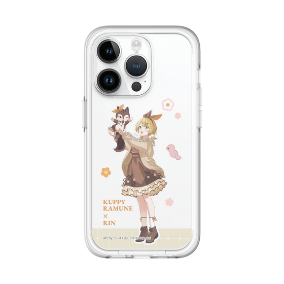 Slim Protection Premium Case［ Hatsune Miku × Kuppy Ramune – Kagamine Rin × Ram – Full-body Illustration 2 ］