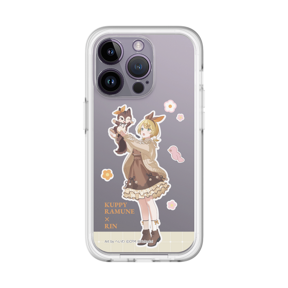 Slim Protection Premium Case［ Hatsune Miku × Kuppy Ramune – Kagamine Rin × Ram – Full-body Illustration 2 ］