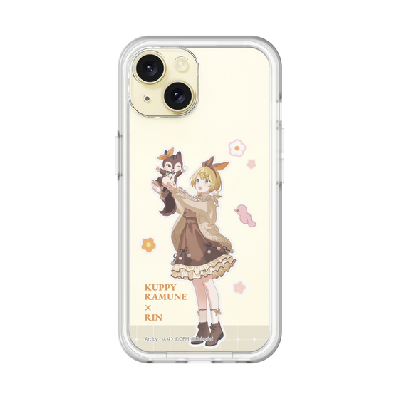 Slim Protection Premium Case［ Hatsune Miku × Kuppy Ramune – Kagamine Rin × Ram – Full-body Illustration 2 ］