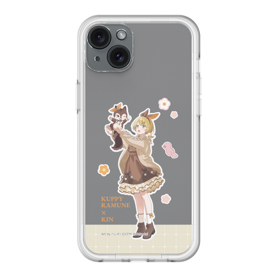Slim Protection Premium Case［ Hatsune Miku × Kuppy Ramune – Kagamine Rin × Ram – Full-body Illustration 2 ］