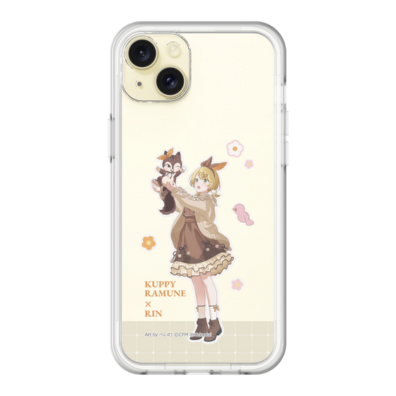 Slim Protection Premium Case［ Hatsune Miku × Kuppy Ramune – Kagamine Rin × Ram – Full-body Illustration 2 ］