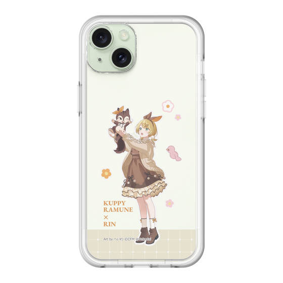 Slim Protection Premium Case［ Hatsune Miku × Kuppy Ramune – Kagamine Rin × Ram – Full-body Illustration 2 ］