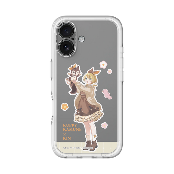 Slim Protection Premium Case［ Hatsune Miku × Kuppy Ramune – Kagamine Rin × Ram – Full-body Illustration 2 ］