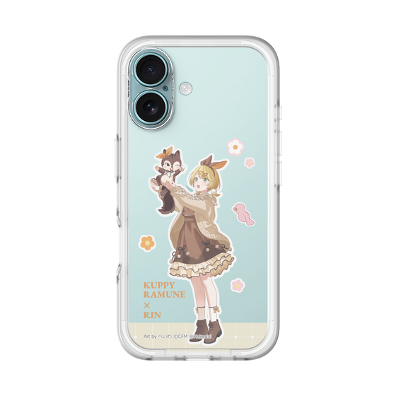 Slim Protection Premium Case［ Hatsune Miku × Kuppy Ramune – Kagamine Rin × Ram – Full-body Illustration 2 ］