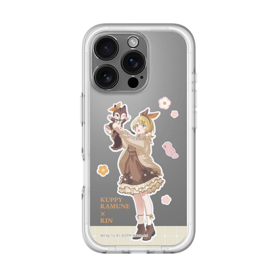 Slim Protection Premium Case［ Hatsune Miku × Kuppy Ramune – Kagamine Rin × Ram – Full-body Illustration 2 ］