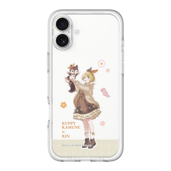 Slim Protection Premium Case［ Hatsune Miku × Kuppy Ramune – Kagamine Rin × Ram – Full-body Illustration 2 ］