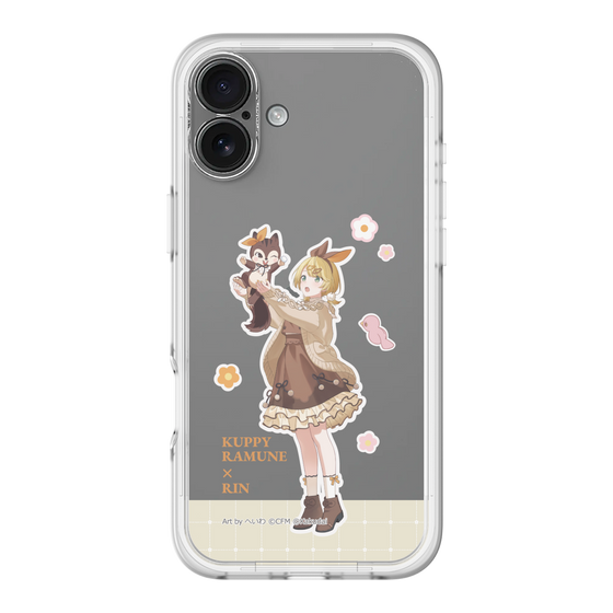 Slim Protection Premium Case［ Hatsune Miku × Kuppy Ramune – Kagamine Rin × Ram – Full-body Illustration 2 ］