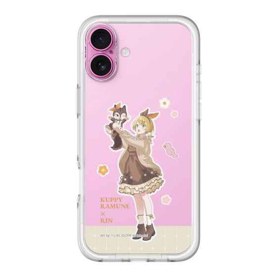 Slim Protection Premium Case［ Hatsune Miku × Kuppy Ramune – Kagamine Rin × Ram – Full-body Illustration 2 ］