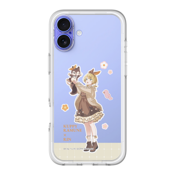 Slim Protection Premium Case［ Hatsune Miku × Kuppy Ramune – Kagamine Rin × Ram – Full-body Illustration 2 ］