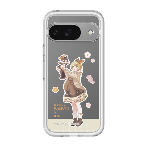 Slim Protection Premium Case［ Hatsune Miku × Kuppy Ramune – Kagamine Rin × Ram – Full-body Illustration 2 ］