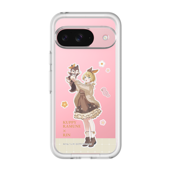 Slim Protection Premium Case［ Hatsune Miku × Kuppy Ramune – Kagamine Rin × Ram – Full-body Illustration 2 ］