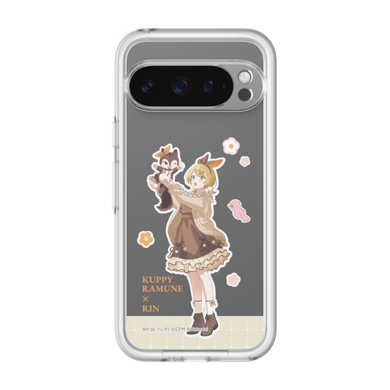 Slim Protection Premium Case［ Hatsune Miku × Kuppy Ramune – Kagamine Rin × Ram – Full-body Illustration 2 ］