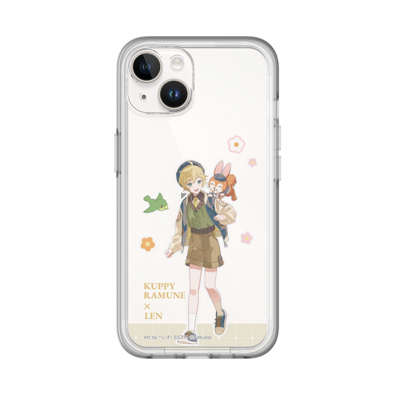 Slim Protection Premium Case［ Hatsune Miku × Kuppy Ramune – Kagamine Len × Kuppy – Full-body Illustration 2 ］