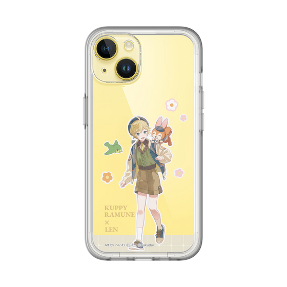 Slim Protection Premium Case［ Hatsune Miku × Kuppy Ramune – Kagamine Len × Kuppy – Full-body Illustration 2 ］