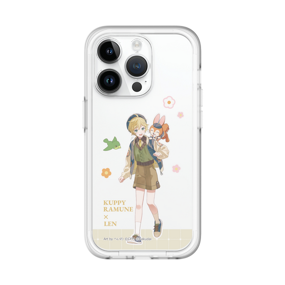 Slim Protection Premium Case［ Hatsune Miku × Kuppy Ramune – Kagamine Len × Kuppy – Full-body Illustration 2 ］