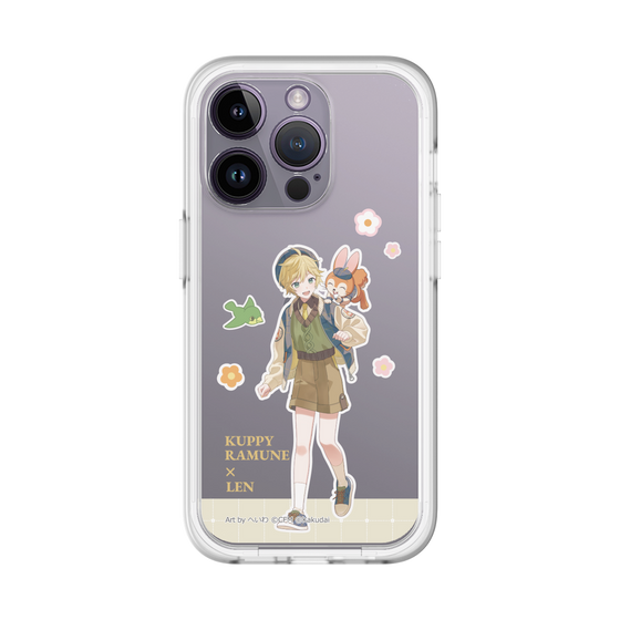 Slim Protection Premium Case［ Hatsune Miku × Kuppy Ramune – Kagamine Len × Kuppy – Full-body Illustration 2 ］