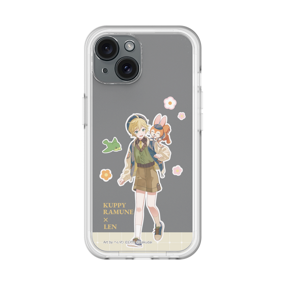 Slim Protection Premium Case［ Hatsune Miku × Kuppy Ramune – Kagamine Len × Kuppy – Full-body Illustration 2 ］
