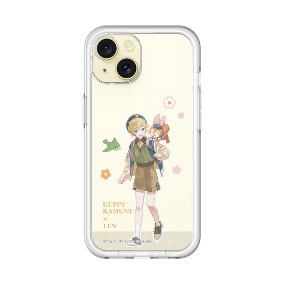 Slim Protection Premium Case［ Hatsune Miku × Kuppy Ramune – Kagamine Len × Kuppy – Full-body Illustration 2 ］