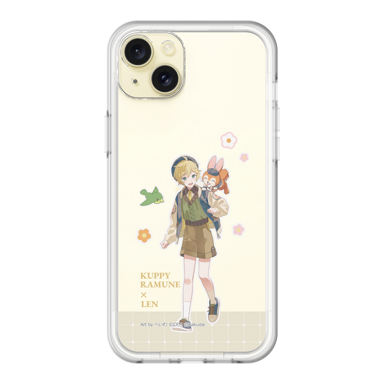 Slim Protection Premium Case［ Hatsune Miku × Kuppy Ramune – Kagamine Len × Kuppy – Full-body Illustration 2 ］