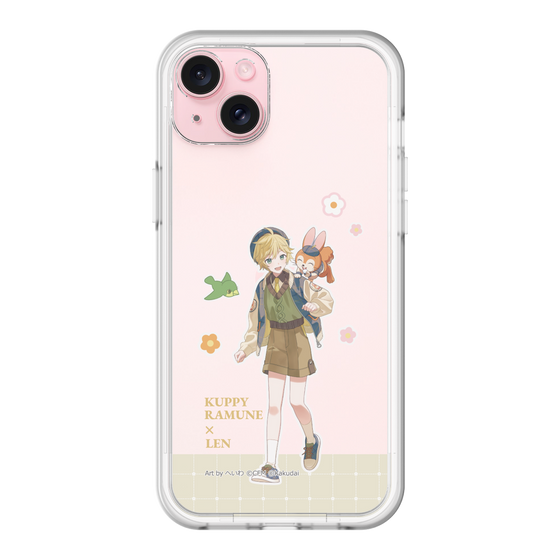 Slim Protection Premium Case［ Hatsune Miku × Kuppy Ramune – Kagamine Len × Kuppy – Full-body Illustration 2 ］