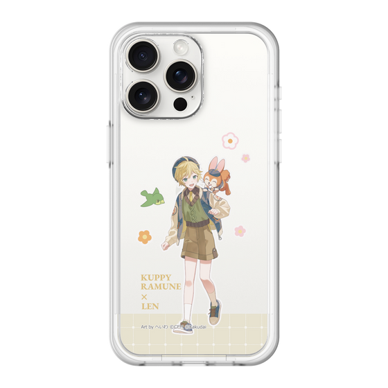 Slim Protection Premium Case［ Hatsune Miku × Kuppy Ramune – Kagamine Len × Kuppy – Full-body Illustration 2 ］