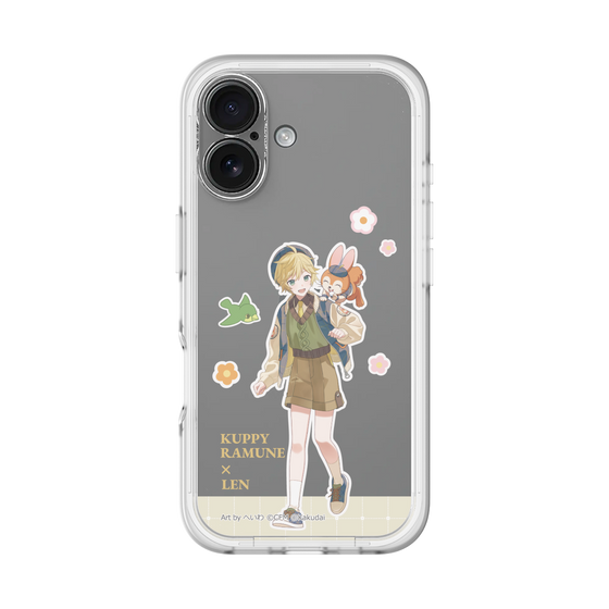 Slim Protection Premium Case［ Hatsune Miku × Kuppy Ramune – Kagamine Len × Kuppy – Full-body Illustration 2 ］