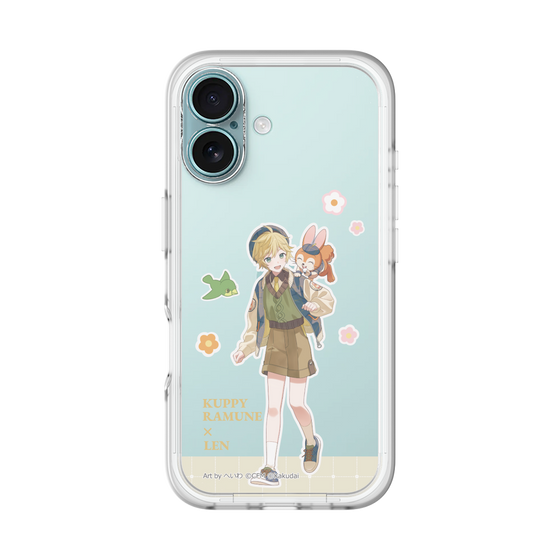 Slim Protection Premium Case［ Hatsune Miku × Kuppy Ramune – Kagamine Len × Kuppy – Full-body Illustration 2 ］