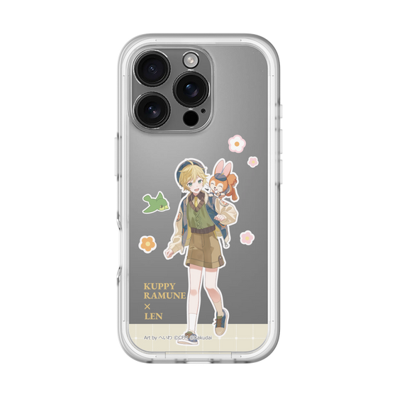 Slim Protection Premium Case［ Hatsune Miku × Kuppy Ramune – Kagamine Len × Kuppy – Full-body Illustration 2 ］