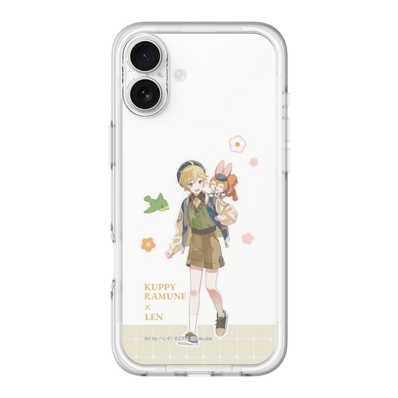 Slim Protection Premium Case［ Hatsune Miku × Kuppy Ramune – Kagamine Len × Kuppy – Full-body Illustration 2 ］