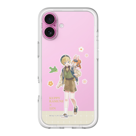Slim Protection Premium Case［ Hatsune Miku × Kuppy Ramune – Kagamine Len × Kuppy – Full-body Illustration 2 ］