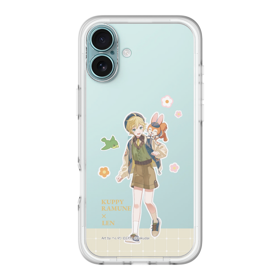 Slim Protection Premium Case［ Hatsune Miku × Kuppy Ramune – Kagamine Len × Kuppy – Full-body Illustration 2 ］