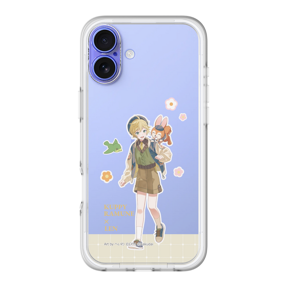 Slim Protection Premium Case［ Hatsune Miku × Kuppy Ramune – Kagamine Len × Kuppy – Full-body Illustration 2 ］