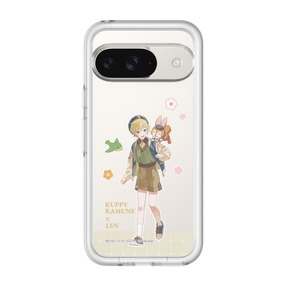 Slim Protection Premium Case［ Hatsune Miku × Kuppy Ramune – Kagamine Len × Kuppy – Full-body Illustration 2 ］