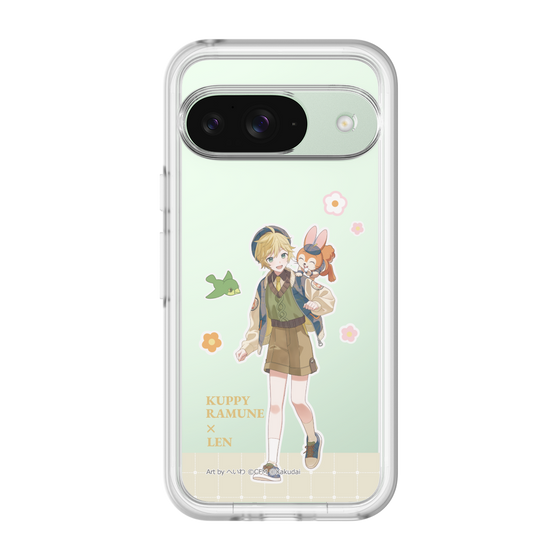 Slim Protection Premium Case［ Hatsune Miku × Kuppy Ramune – Kagamine Len × Kuppy – Full-body Illustration 2 ］
