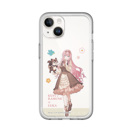 Slim Protection Premium Case［ Hatsune Miku × Kuppy Ramune – Megurine Luka × Ram – Full-body Illustration 2 ］